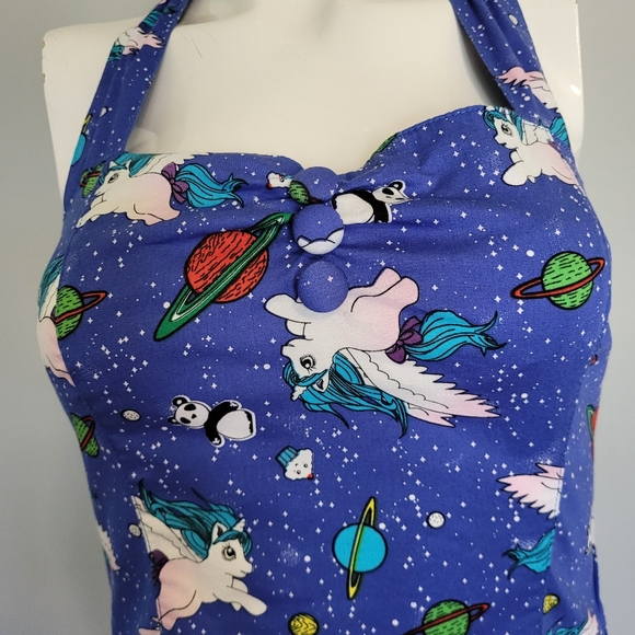 Hell Bunny Pegasus Space Dress, VGUC, Size XS - Picture 6 of 9